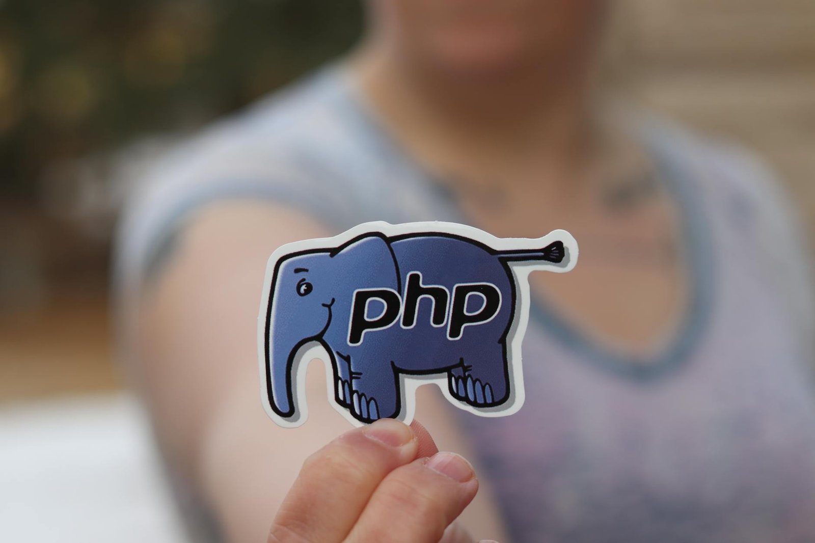 php elephant sticker